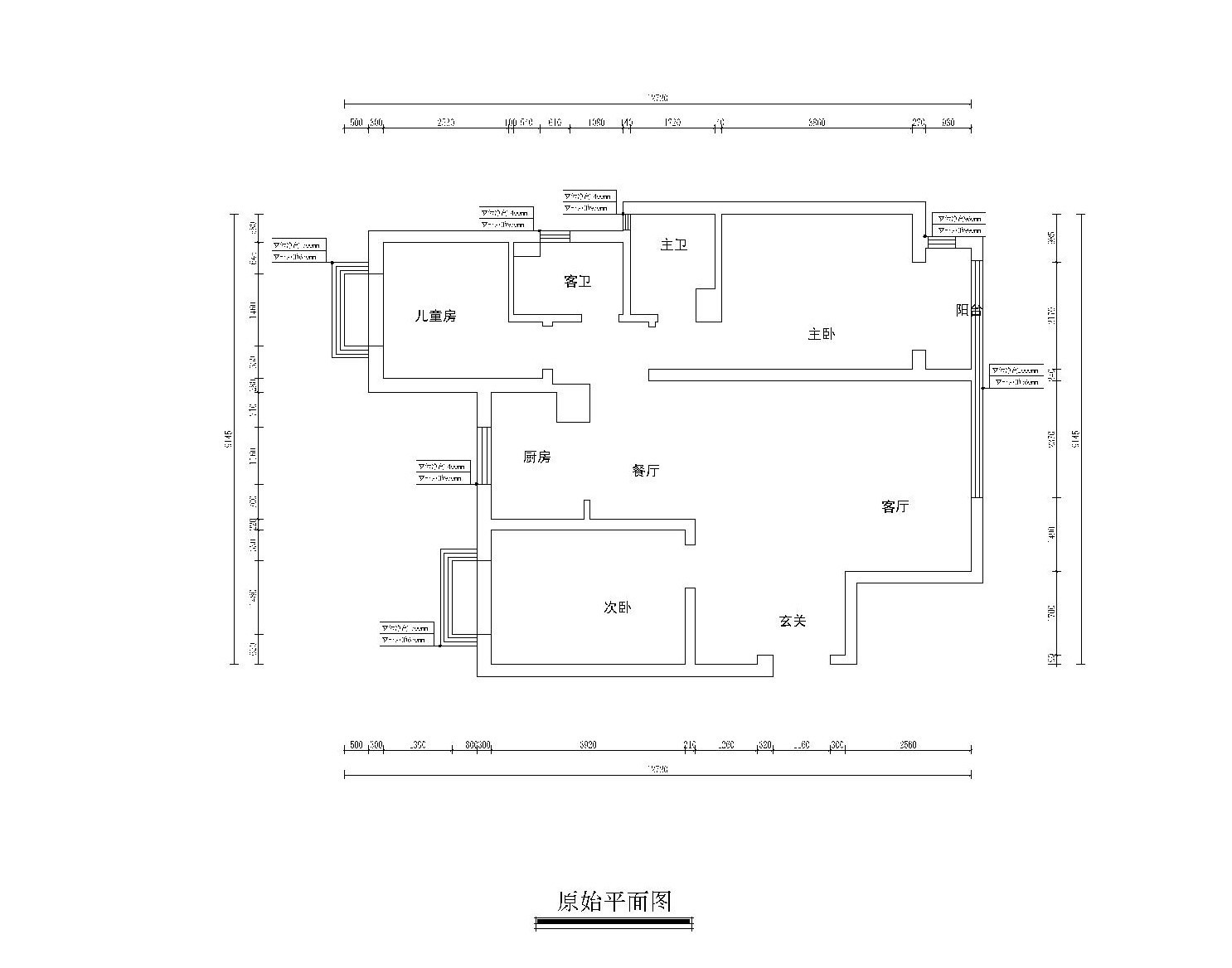 龍溪城新中式風(fēng)格戶(hù)型圖裝修效果圖