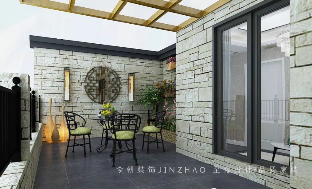 安苑小區(qū)現(xiàn)代簡(jiǎn)約風(fēng)格陽臺(tái)裝修效果圖